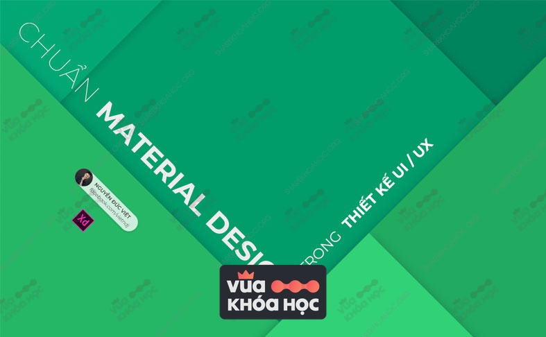 share khoa hoc Thiet ke UI UX theo chuan MATERIAL DESIGN bang Photoshop Fedu Nguyen Duc Viet