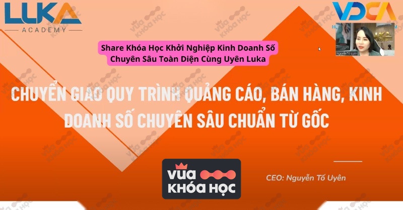 Share Khóa Học Khởi Nghiệp Kinh Doanh Số Chuyên Sâu Toàn Diện Cùng Uyên Luka