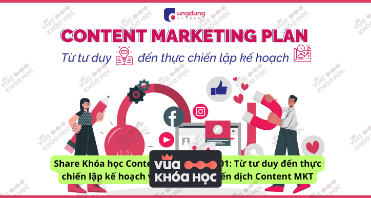 Khóa học Content Marketing 101: Từ tư duy đến thực chiến lập kế hoạch và triển khai chiến dịch Content MKT