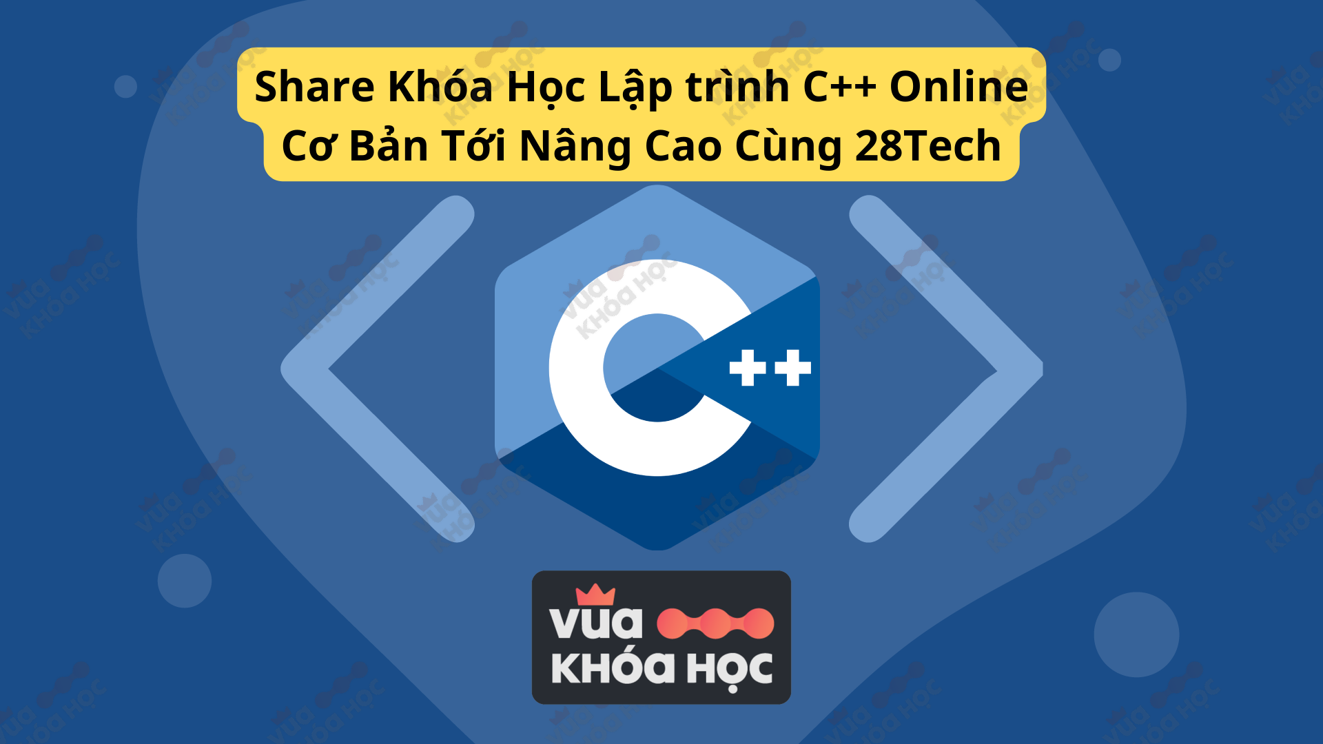 mua chung khoa hoc lap trinh c++ online 28tech