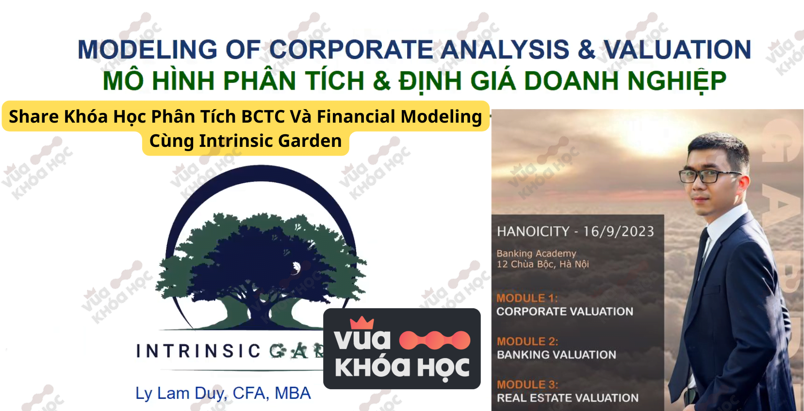 Share Khóa Học Phân Tích BCTC Và Financial Modeling Cùng Intrinsic Garden