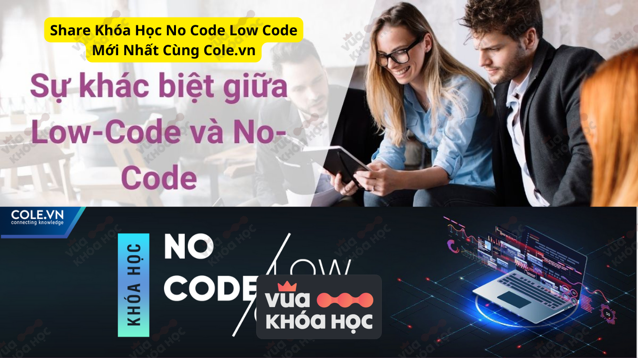 Share Khóa Học No Code Low Code Mới Nhất Cùng Cole.vn