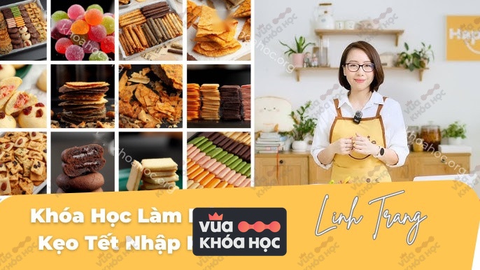 Khóa học bánh quy kẹo tết