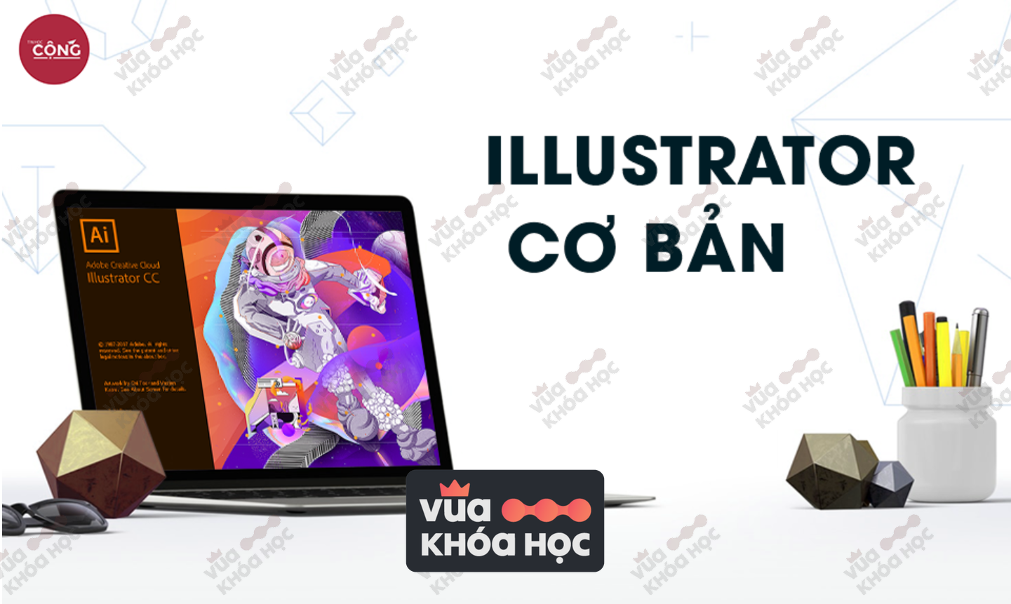 share khóa học nền tẳng illustrator cơ bản online